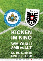 Kicken im Kino: San Marino vs. Österreich